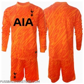 Tottenham Hotspur Torwart Replik Auswärtstrikot Kinder 2024-25 Langarm (+ Kurze Hosen)